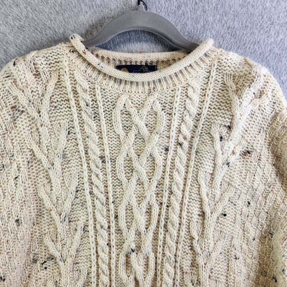 Tivoli Aran Sweater Mens XL Wool Cable Knit Fisherman Irish Celtic Nautical - Picture 2 of 14